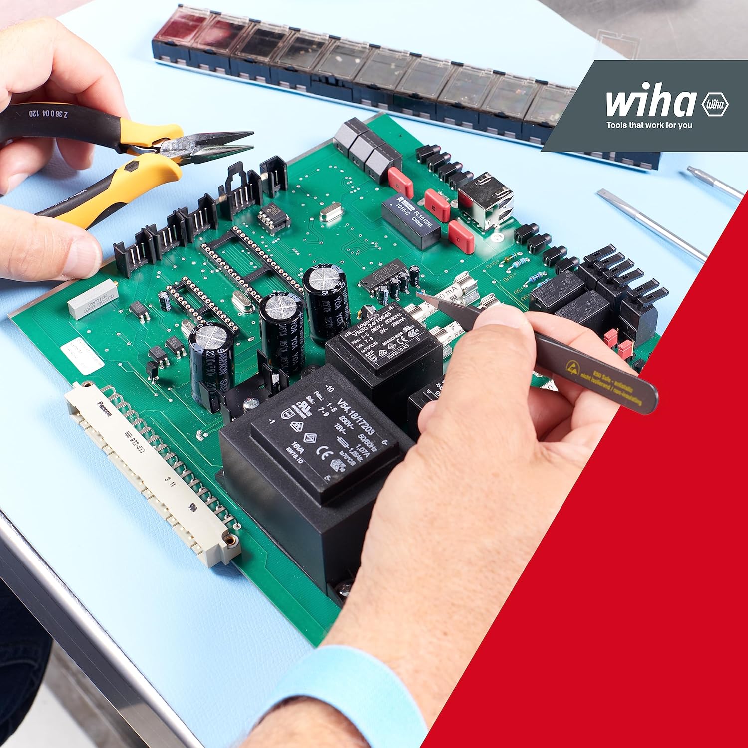 ZP 99 0 14 002 SMD Tweezer Kit Professional ESD 4-Pieces