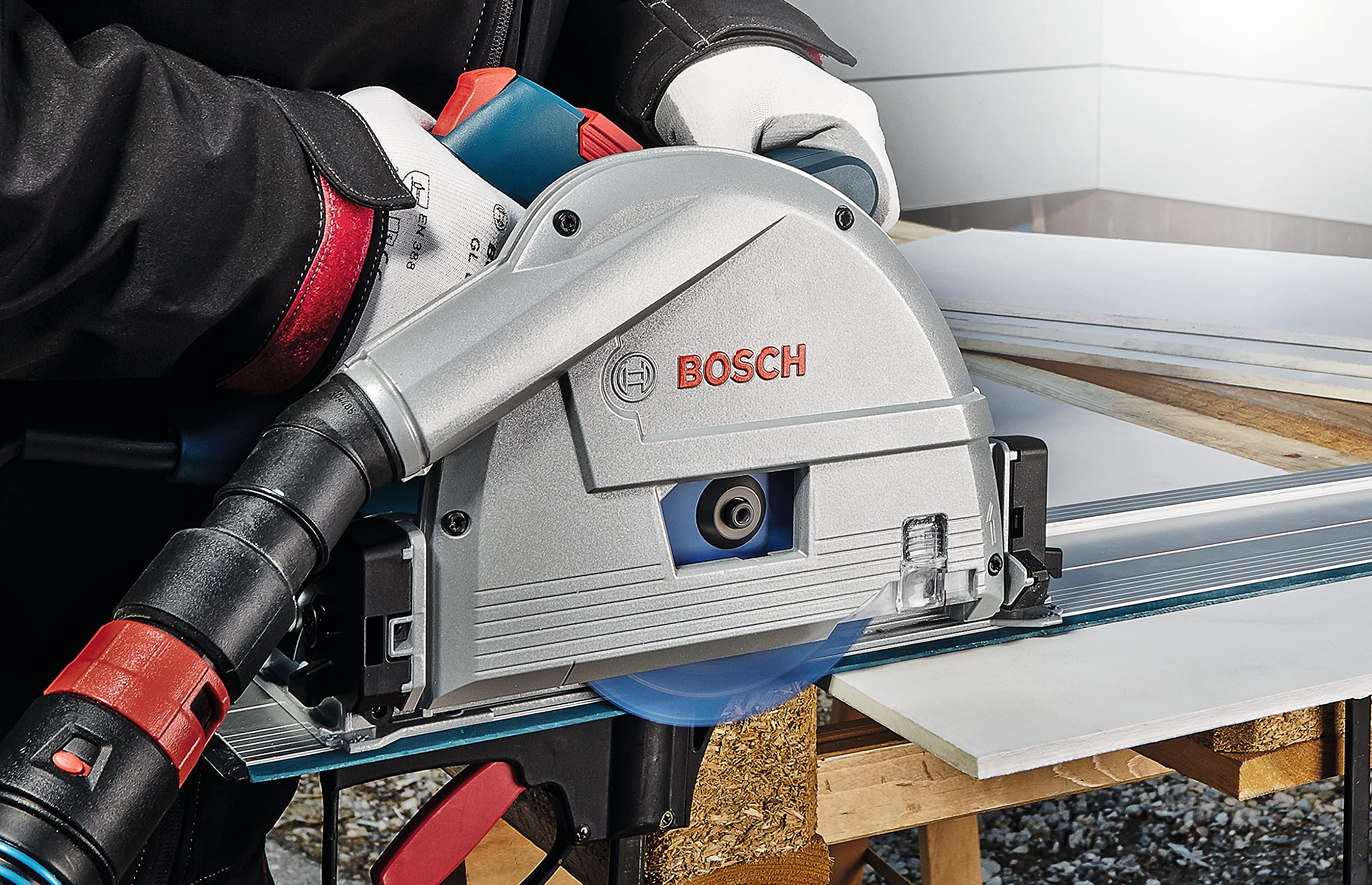 Bosch 1x Lame de scie circulaire filaire EXPERT Fibre Cement (pour Panneaux de fibro-ciment, Ø mm, Professional Accessoire Scies circulaires portatives filaires)