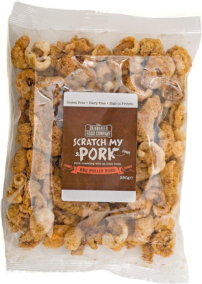 Scratch My Pork Bulk Pork Crackling BBQ Pulled Pork, Gluten Free Pork