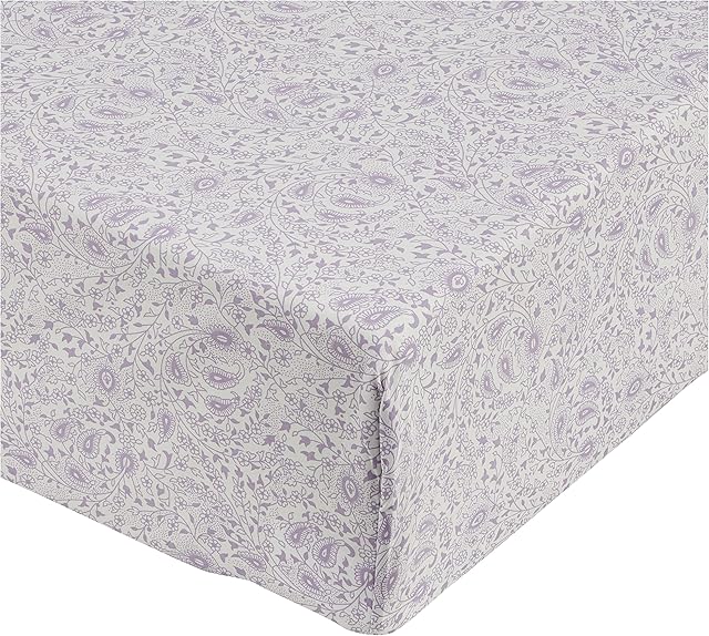 Amazon Basics Microfibre Fitted Sheet, Super King, Lavender