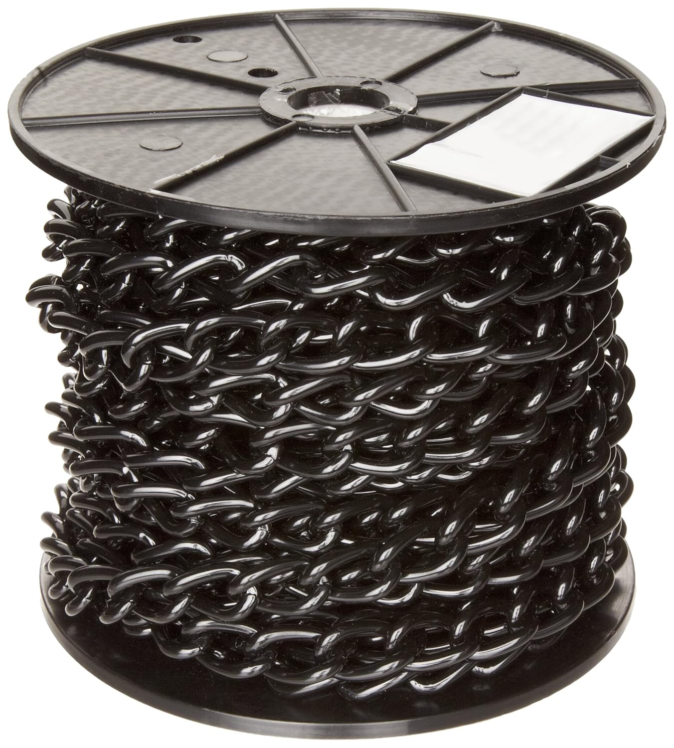 Campbell 0712577 Hobby and Craft Twist Chain, Black Plated, No. 250 Trade, 0.099 In. Diameter, 25 lbs Load Capacity, 33 Feet Mini Reel