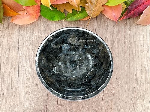 Miniatura 158 de Amazing Gemstone Clear Quartz Crystal Bowl - 2" Gem Stone Bowl for Altar Offering