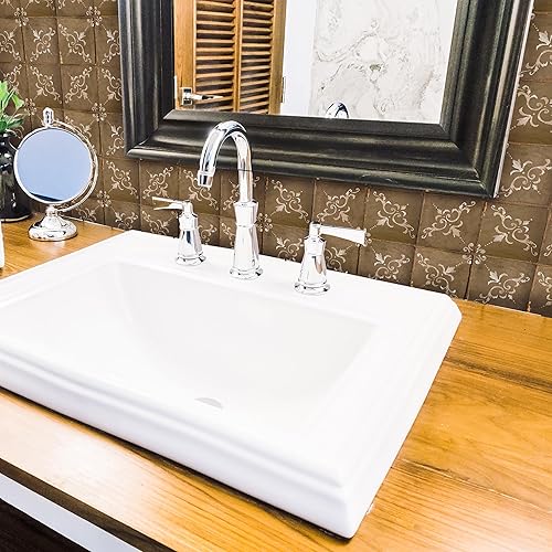 Miniatura 6 de The Nisha Paquete de 24 unidades (4 x 4) de arte fino bohemio para despegar y pegar para pared, vinilo impermeable extraíble para azulejos de baño y