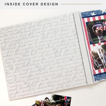 MCS 12x12 Scrapbook Album, American Flag
