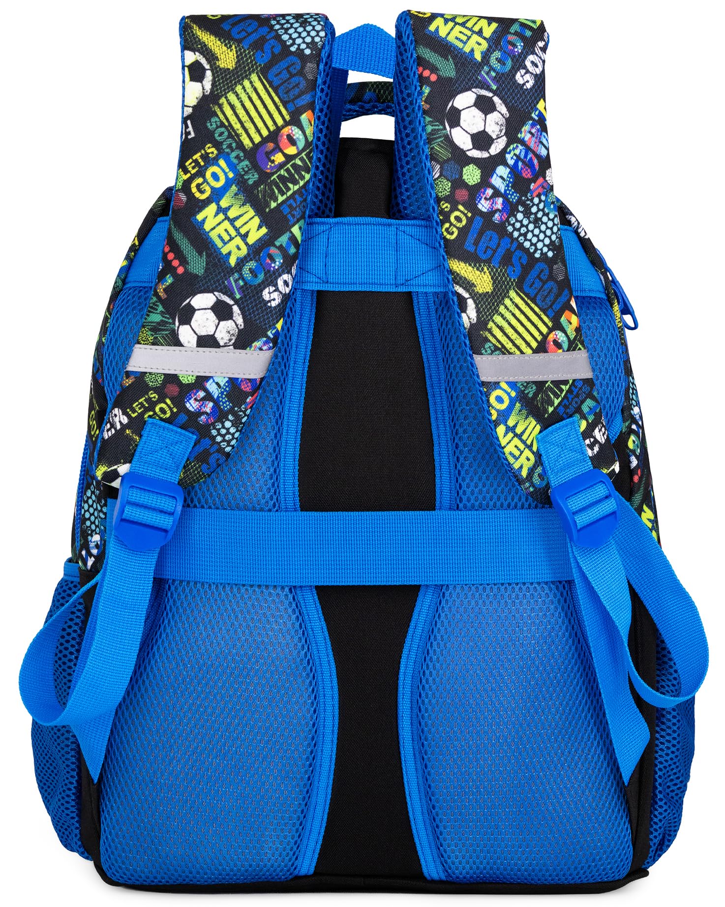 Julian Ross Mochila escolar ergonómica infantil primaria 6–10 años 43×33×15 cm – tirantes acolchados, fondo reforzado, con cinta para trolley – Niñas y Niños
