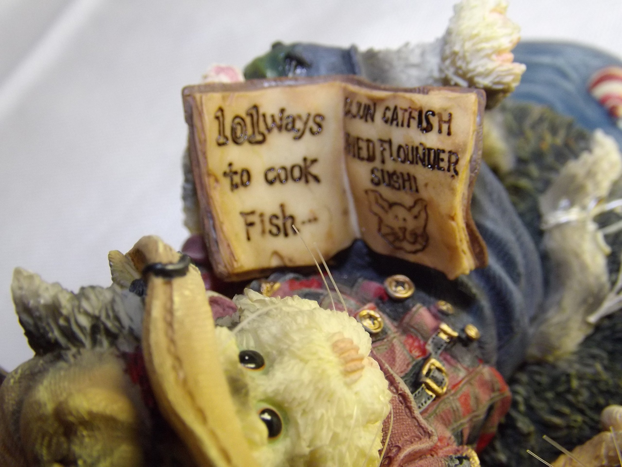 Boyds Angeln Katzen purrstone Opie baithook mit Barney Catch of the Day