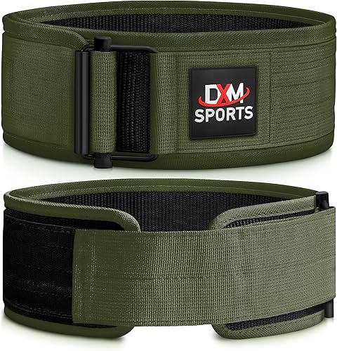 Miniatura 2 de DXM SPORTS Cinturón de levantamiento de pesas con autobloqueo, para hombres y mujeres, gimnasio, entrenamiento de fuerza, levantamiento de pesas,