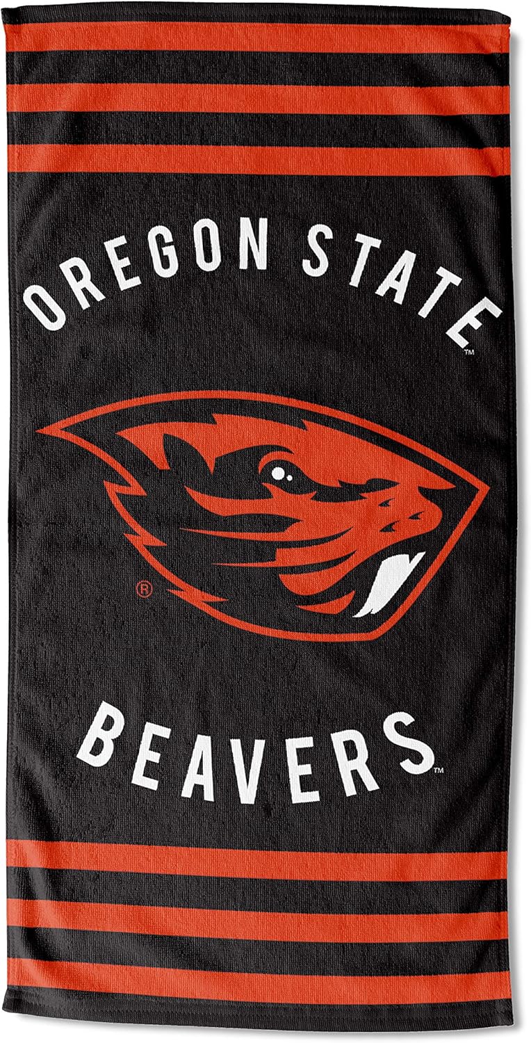 NORTHWEST NCAA Oklahoma Sooners Beach Towel, 30" x 60", Stripes : Everything Else