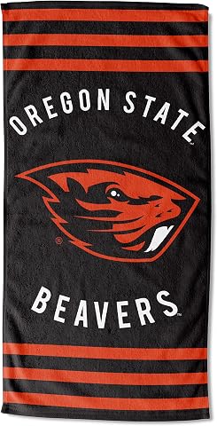 Northwest The Company - Telo mare a righe Oregon State Beavers, 76,2 x 152,4 cm