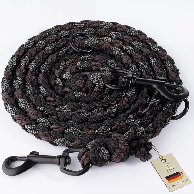 Tailoir Correa Perro 2 Metros - Correa para Perros, Correas Perros, Negro