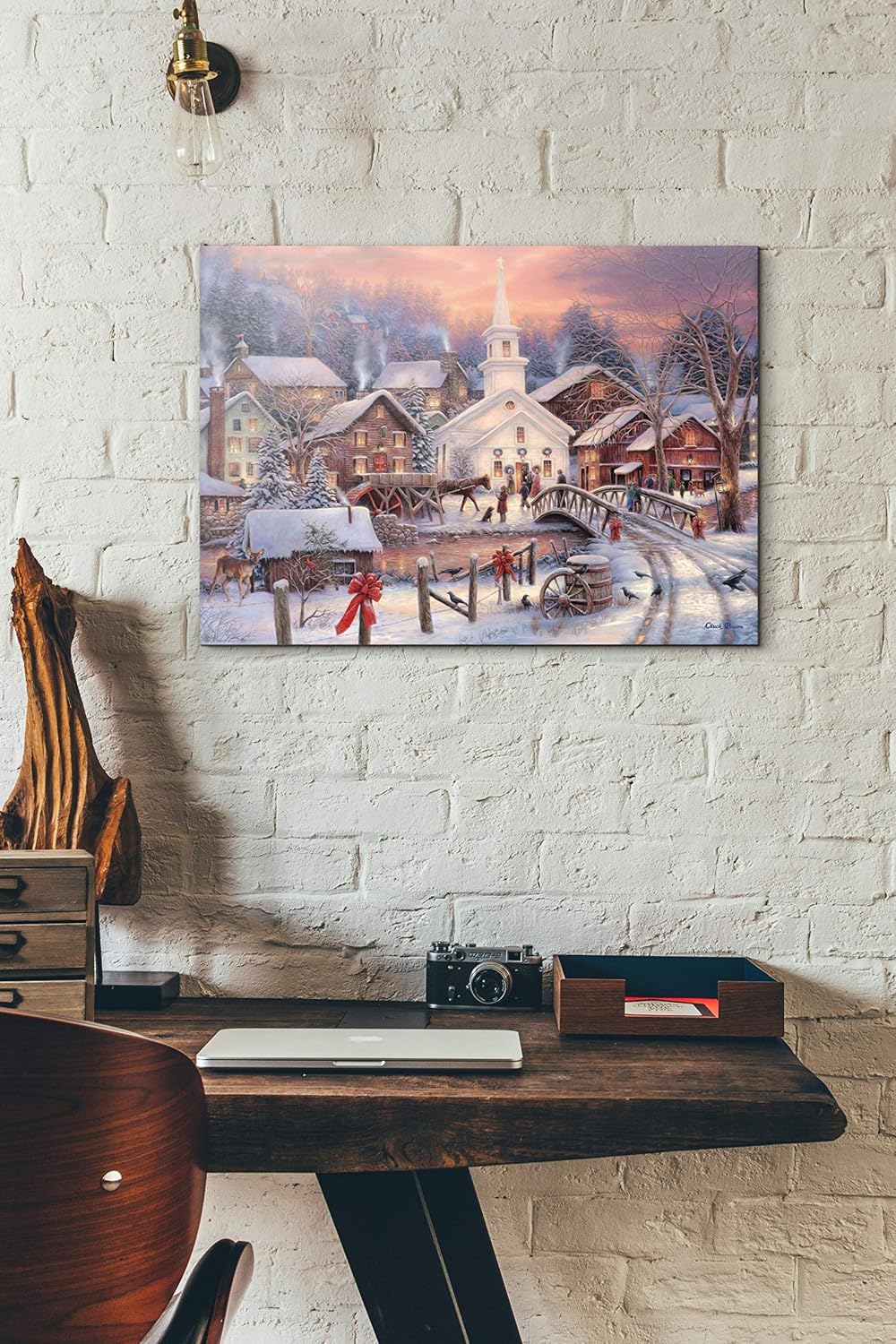 Epic Graffiti Cortesi Home 'Hope Runs Deep' by Chuck Pinson, Canvas Wall Art, Brown, 12"x16"