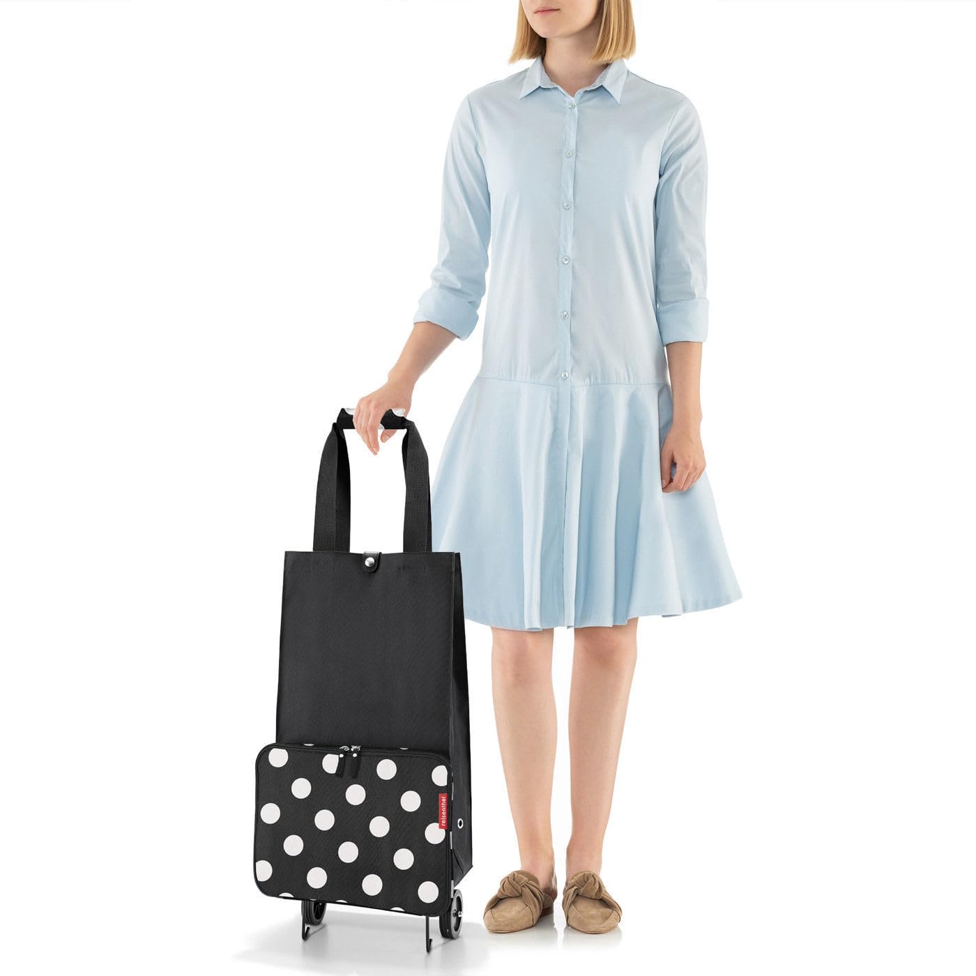 reisenthel foldabletrolley - Faltbarer, kompakter Einkaufswagen - einfach zu verstauen