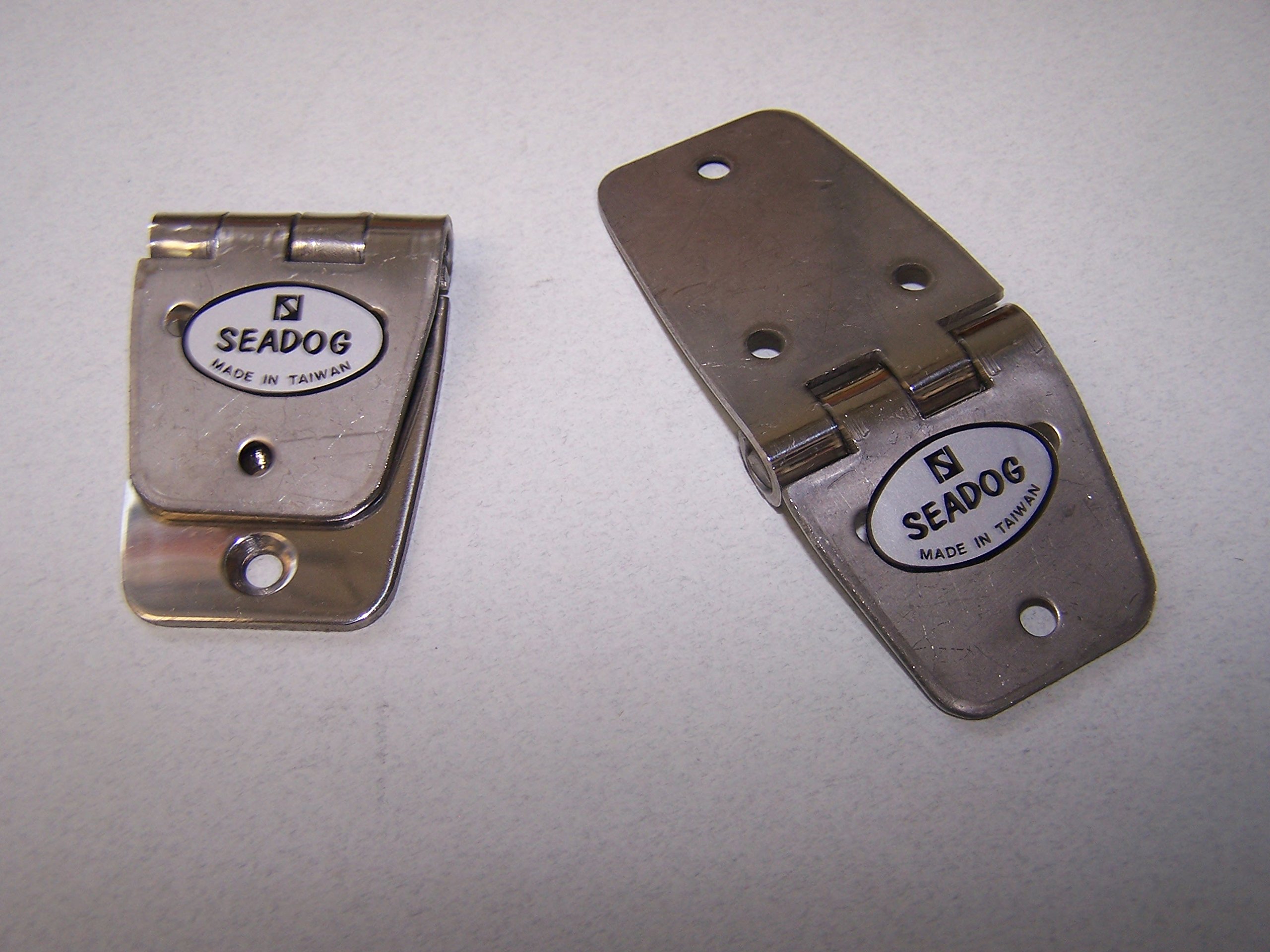 132-3424 Sea-Dog Line Pair (2) of Stainless Steel Surface Mount Door Hinge 3-5/16