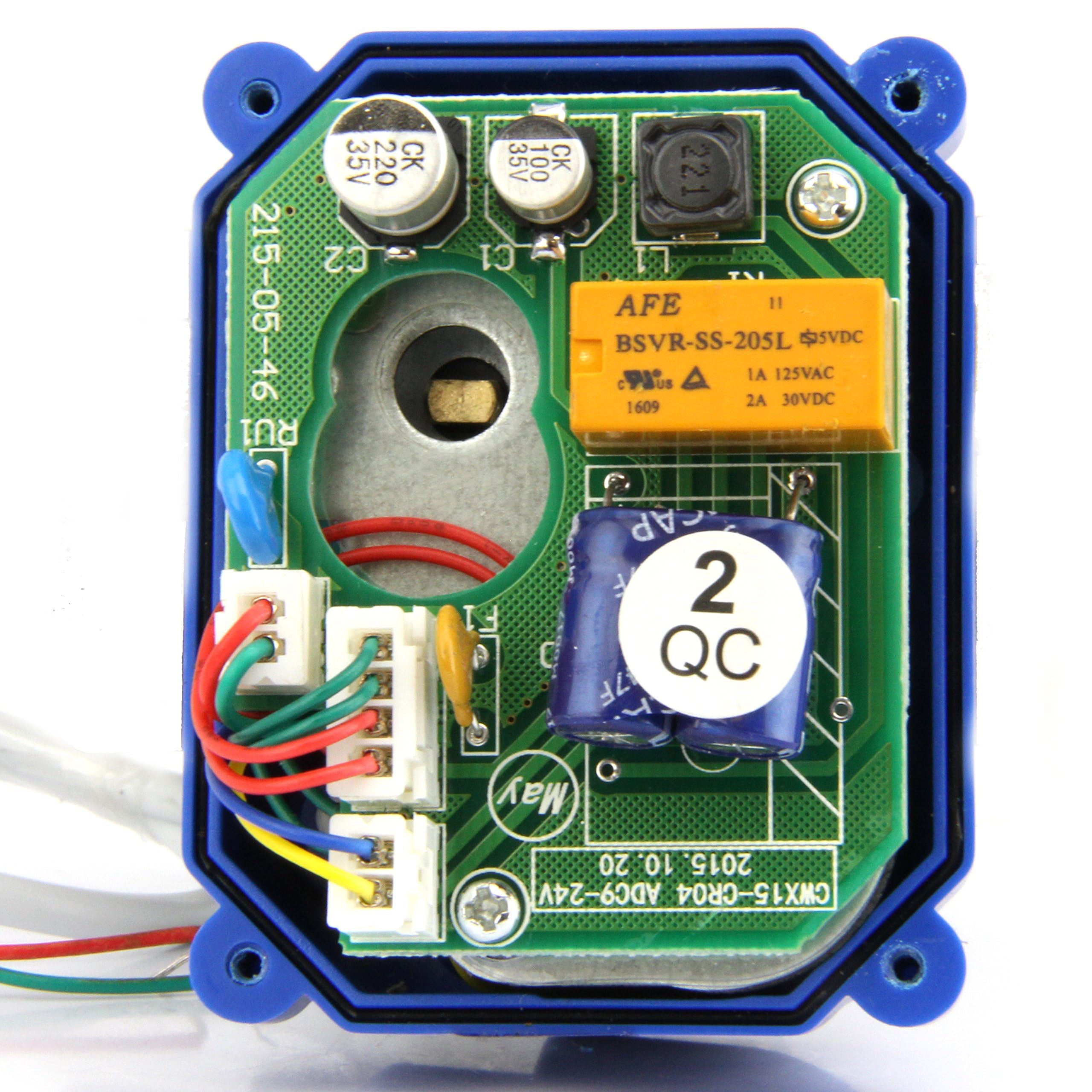 U.S. Solid Válvula de bola motorizada, válvula de bola de latón de 1,27 cm con puerto completo, 9-24 V CA/CC y configuración de retorno automático de 2 cables (paquete de 12)