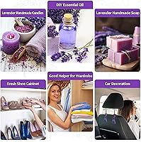 Vista 3 de Bolsa de 25 sobres de lavanda seca flor lavanda sobres para cajones y armarios, LV-B-2