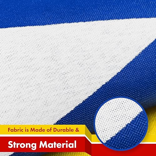 Vista 116 de G128 LiteWeave Pro Series - Bandera de Israel 3 x 5 pies LiteWeave Pro Series impreso poliéster 150D Bandera de país, interior y exterior