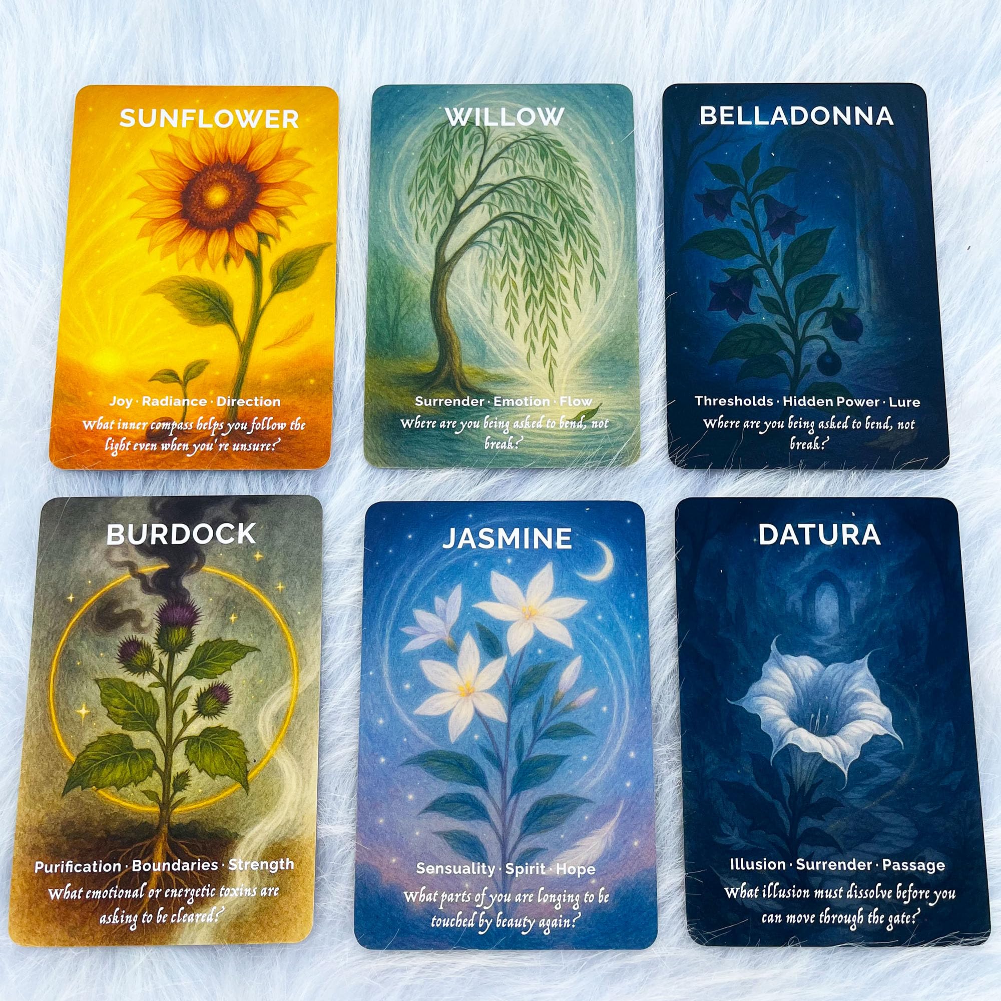 Amazon.com: DPEHAKMK Plant Spirit Oracle Deck, Oracle Cards for