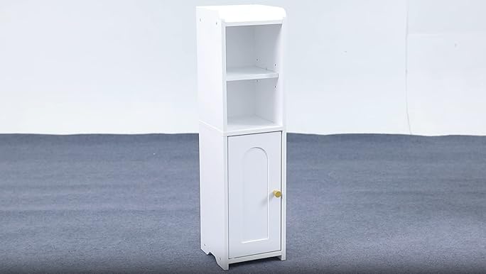 D-ROOM⭐️ Amazon.com: Hzuaneri Bathroom Storage Cabinet, Corner Floor