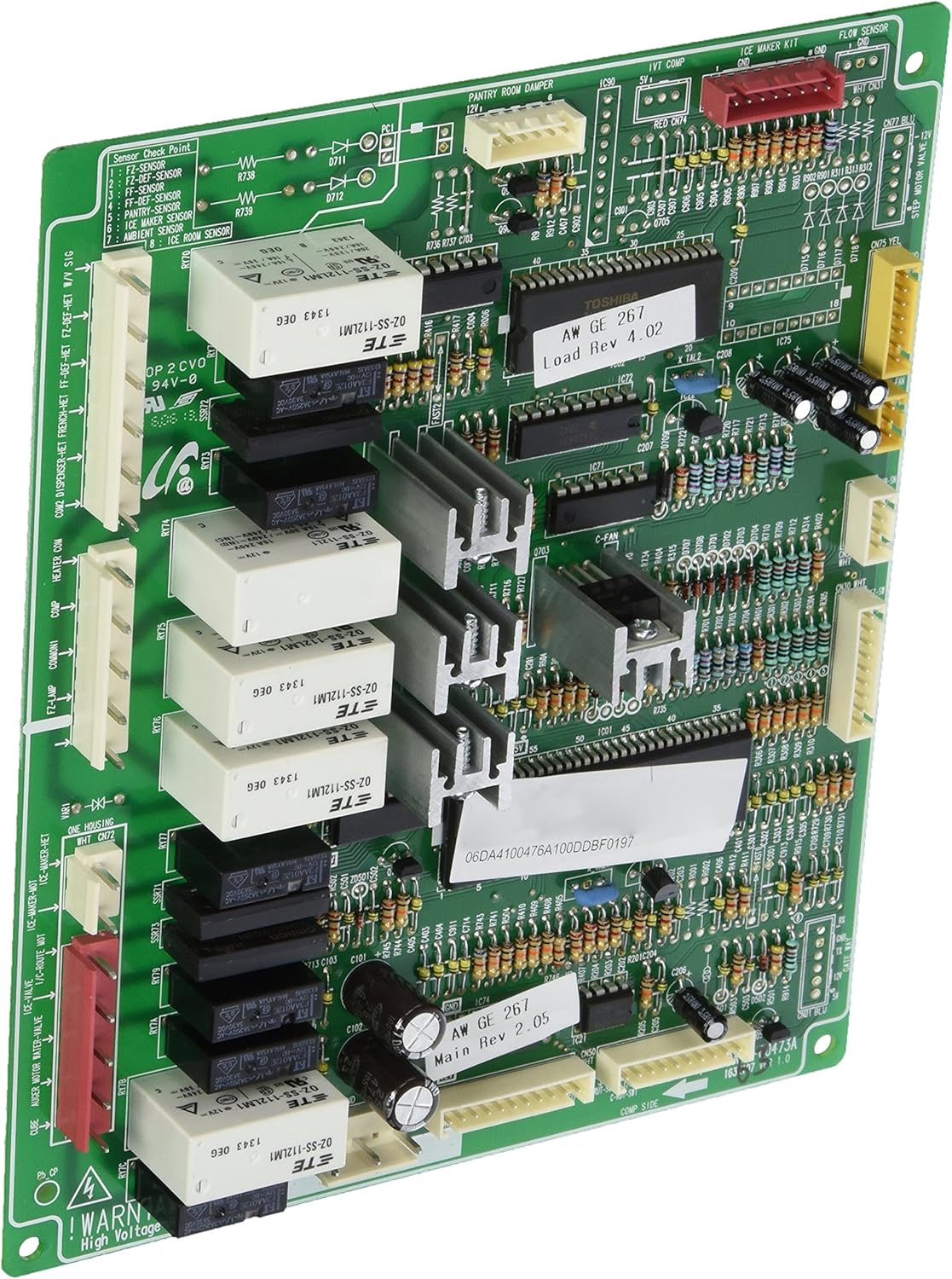 GE WR55X10763 Genuine OEM Main Control Board Assembly for GE Refrigerators