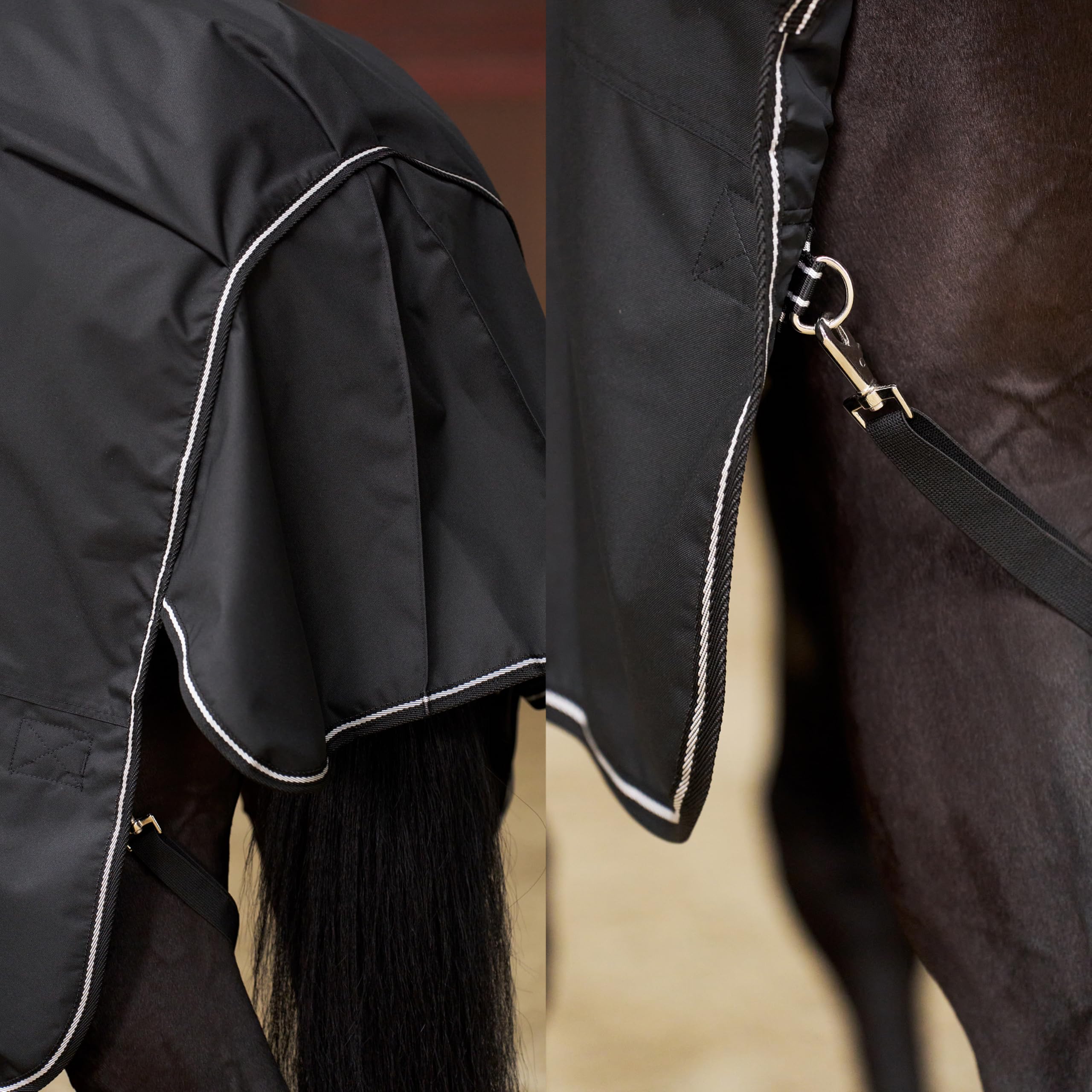 Imperial Riding IRHBasic Outdoor Blanket, 400 g, Removable Neck Piece, Winter Blanket, Weatherproof Material, Kick Pleat - Image 4