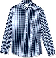 Vista 7 de Tienda Essentials Mens Regular-Fit Long-Sleeve Casual Poplin Shirt