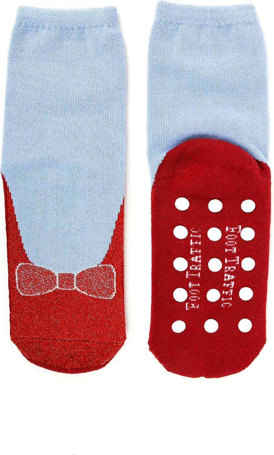 Foot Traffic Novelty Slip Grip Socks for Women, Warm Slipper Socks with Nonslip Pads