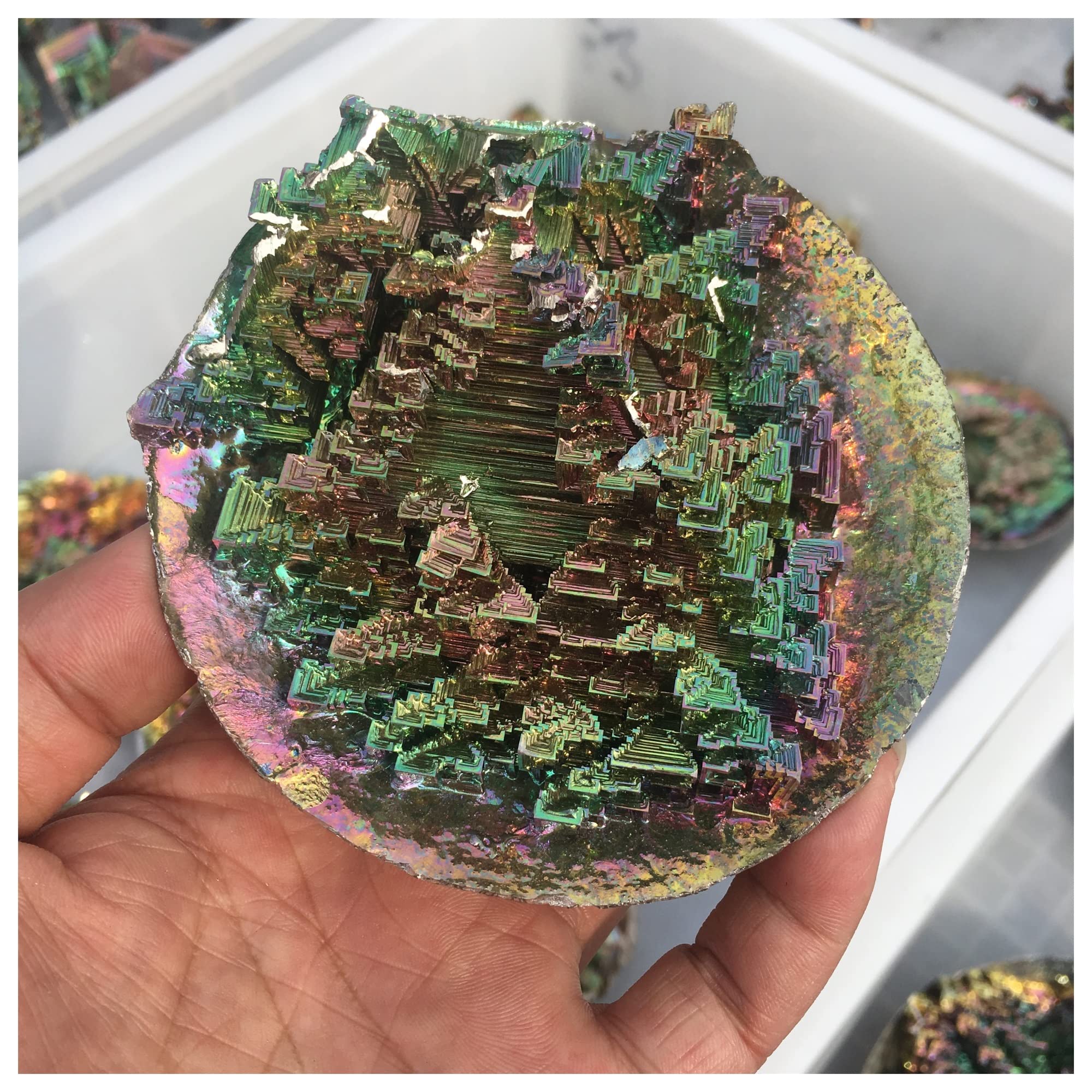 ビスマス結晶181gレインボー ビスマス結晶181gレインボー - メルカリ