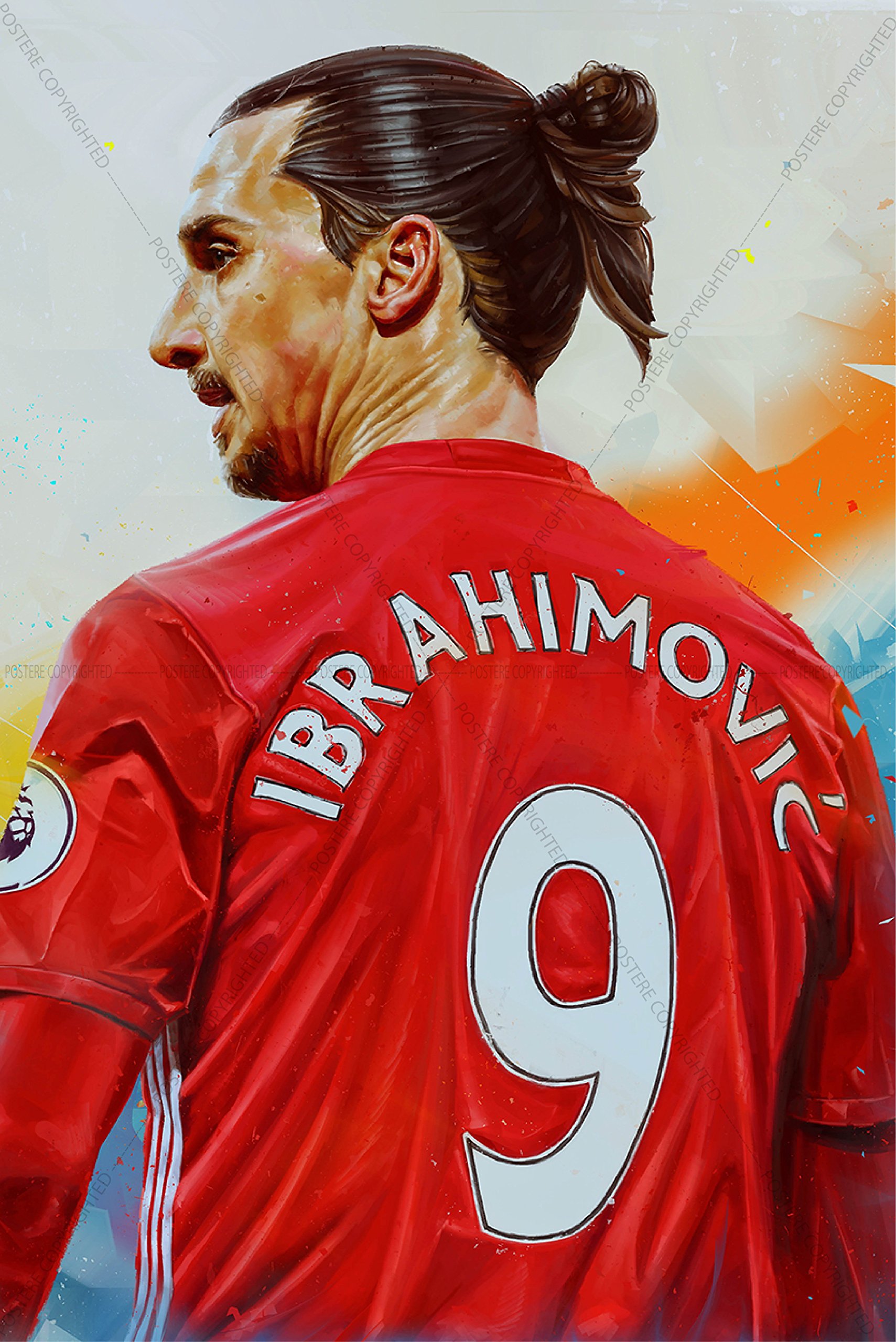 Postere Zlatan Ibrahimovic Swedish Professional Footballer, Number 