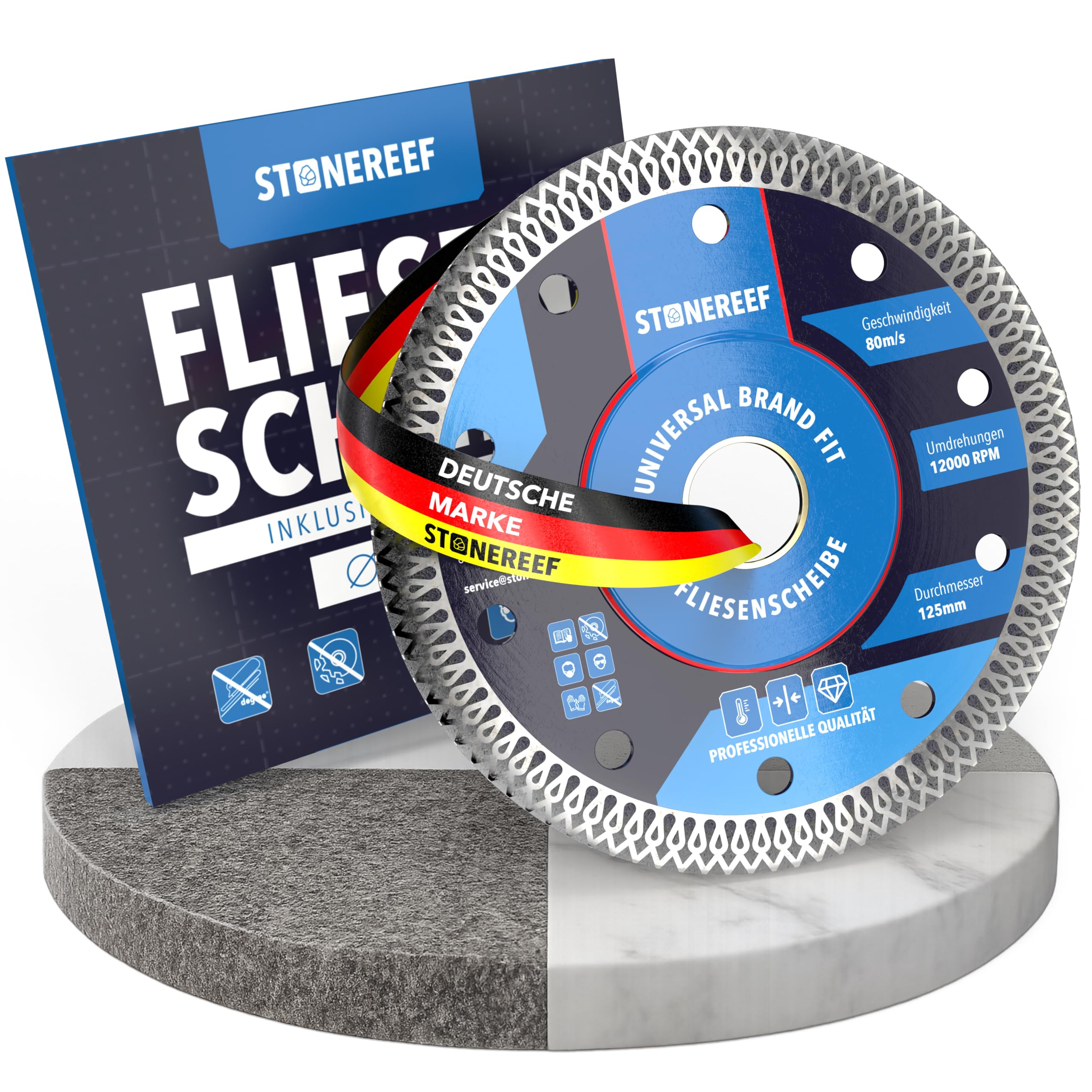 Trennscheiben [125x 1,0x 22,23mm] Extra Dünne, Zweifach Verstärkte Flexscheiben (1mm) – 125mm für Winkelschleifer & Flex – 25er Set für präzise Metallbearbeitung – Ideal für Stahl und Edelstahl