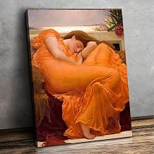 Flaming June by Frederic Leighton, Canvas Print