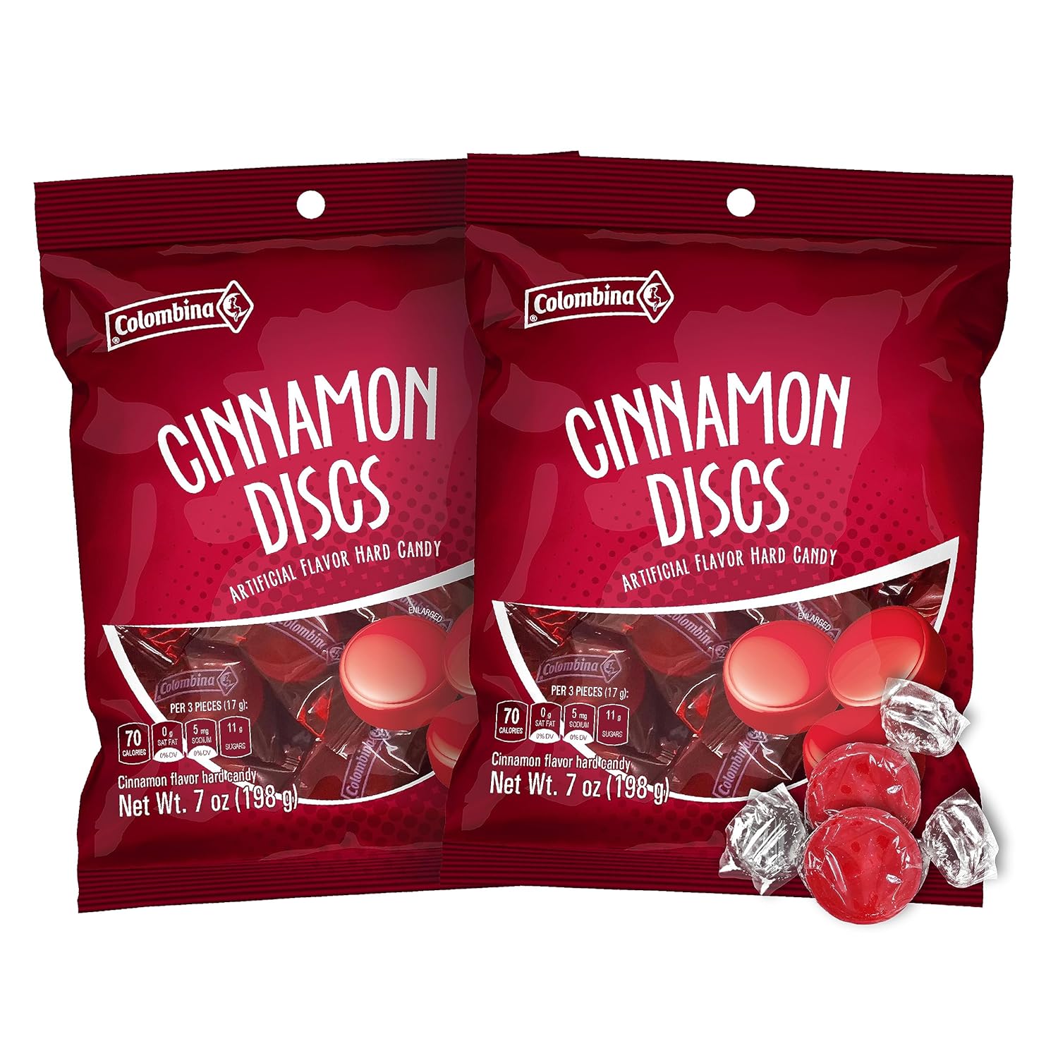 Colombina Cinnamon Discs Artificial Flavor Hard Bulk