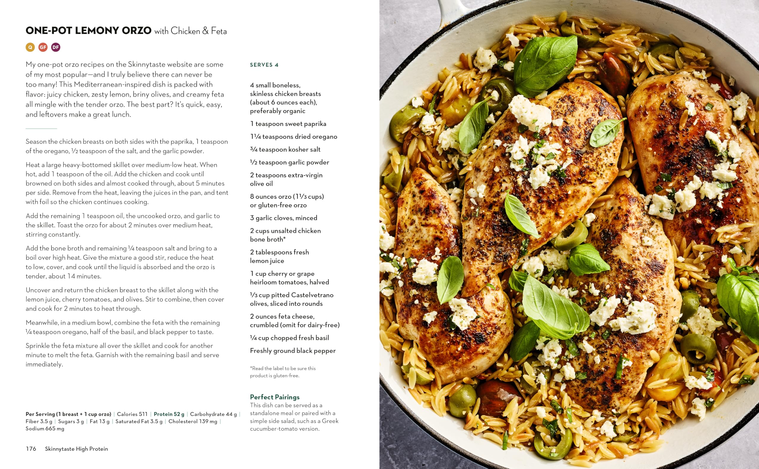 Skinnytaste High Protein: 100 Healthy, Simple Recipes to Fuel Your Day: A Cookbook