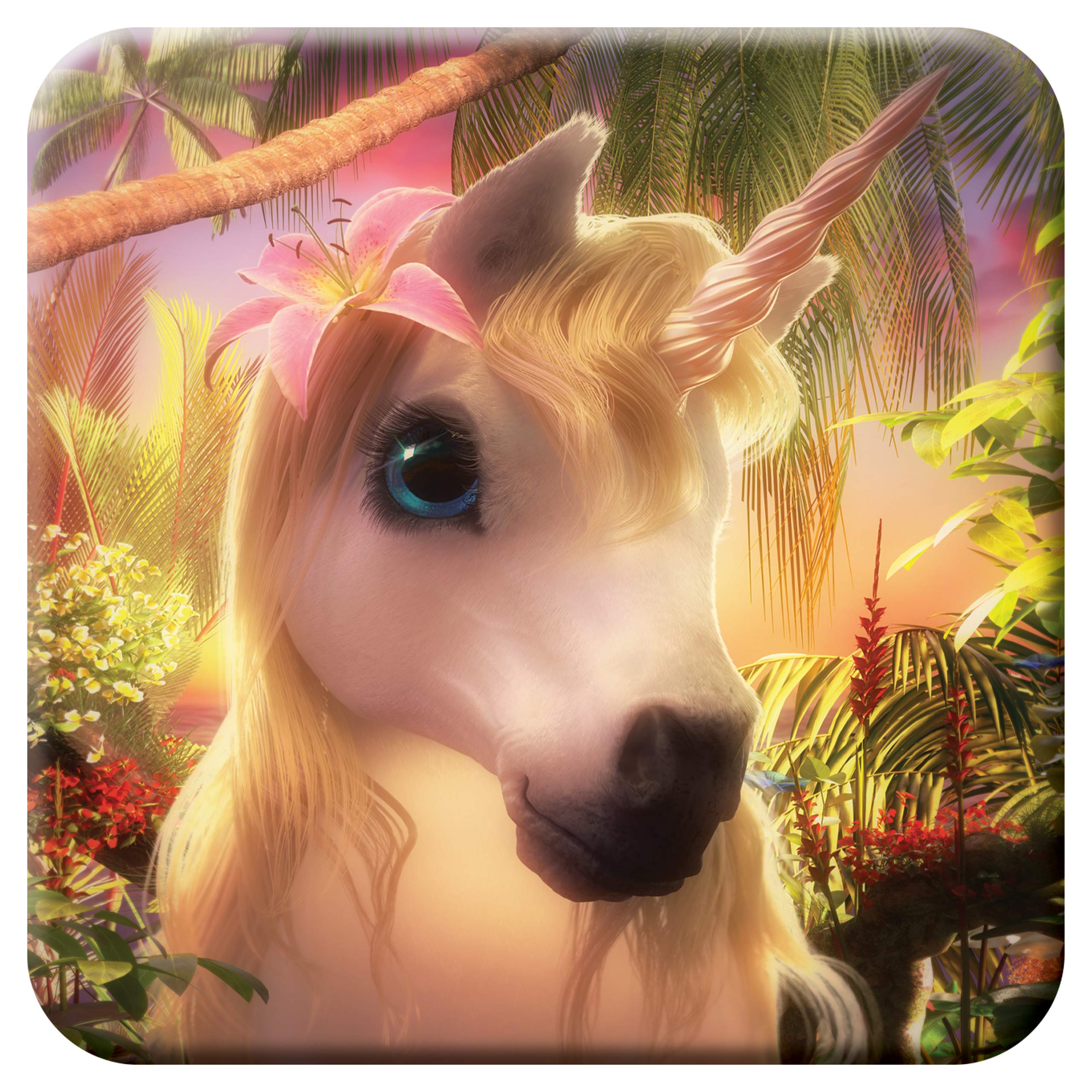 3D Livelife Women's Unicorn Cork Coaster - Cute Uni From Deluxebase. Lenticular Drink Coasters. Funny Gifts For And Men. Cute Novelty Kitchen Gift Ideas And Decorative Home Accessories