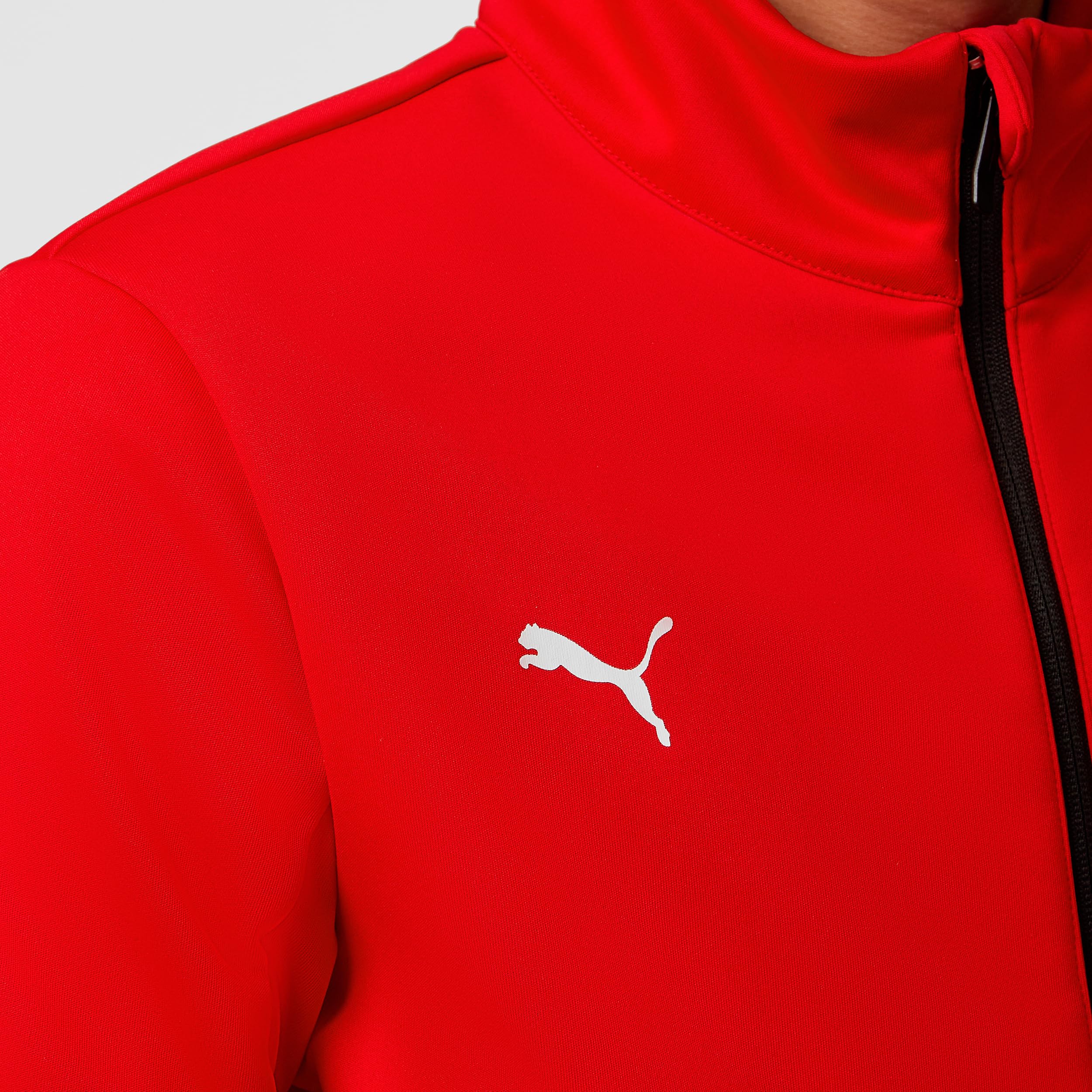PUMA Scuderia Ferrari - Chaqueta Soft Shell | Diseño del equipo, cierre con cremallera, protección contra la lluvia, ideal para días de carrera