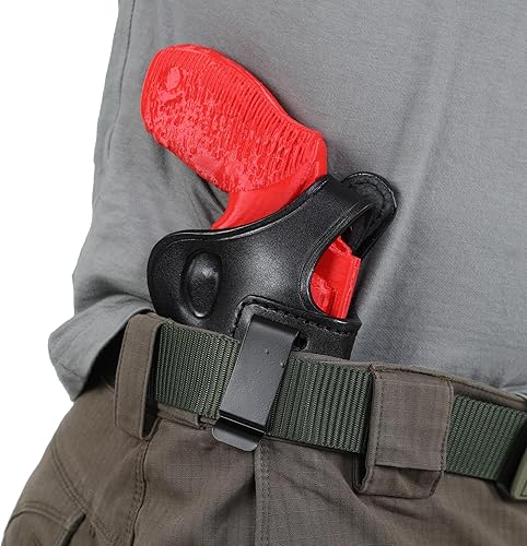 Miniatura 3 de Para Smith y Wesson Modelo 60 2 pulgadas J Frame Revolver Iwb Funda de pistola de cuero