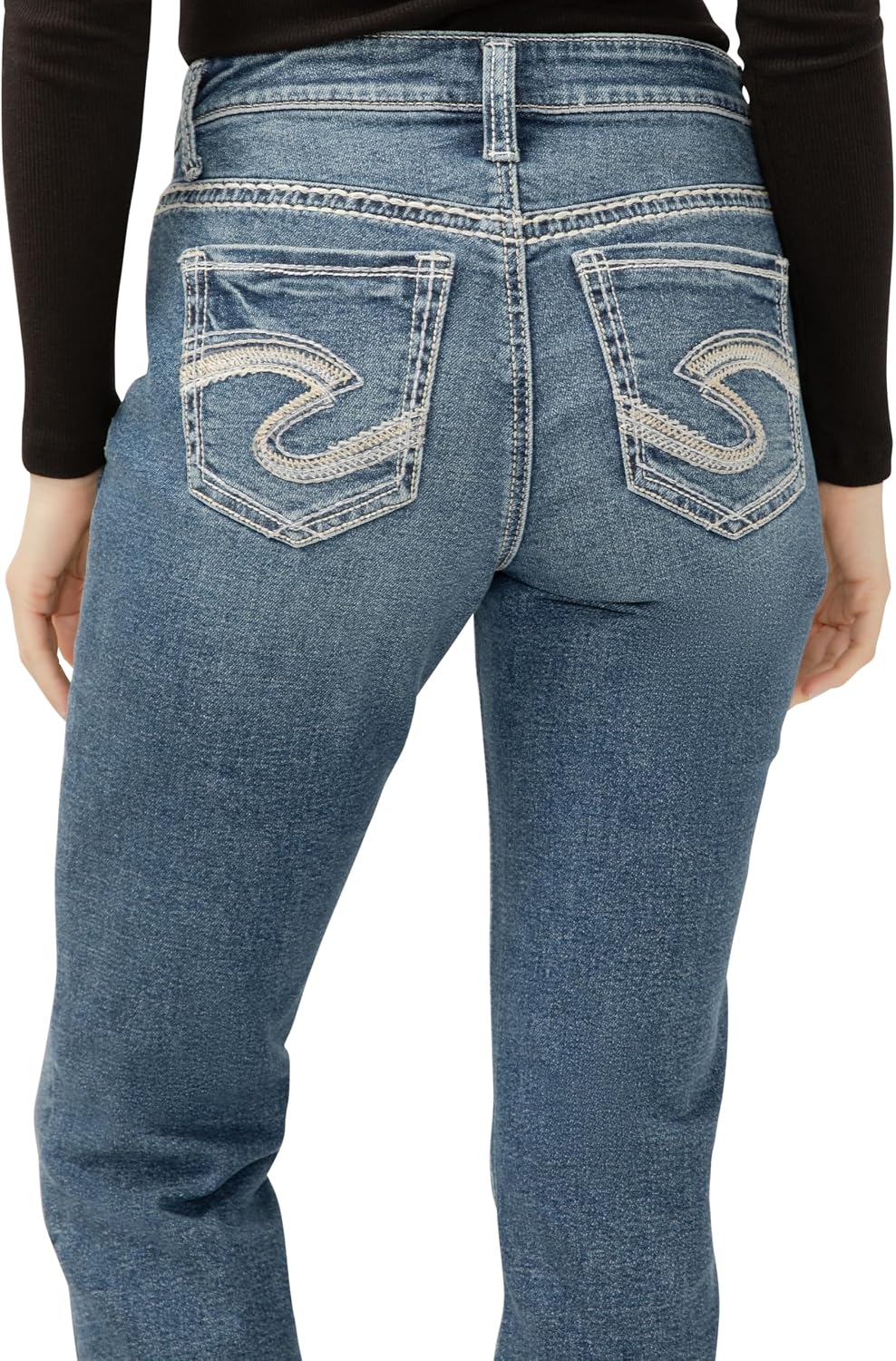 Silver Jeans Co. Women's Elyse Mid Rise Bootcut Jeans
