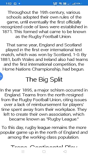 History Of Rugby