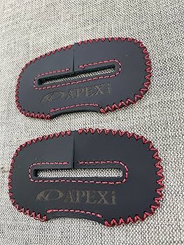 Amazon | APEX'i アペックス 本革レザーシートベルトカバー 赤
