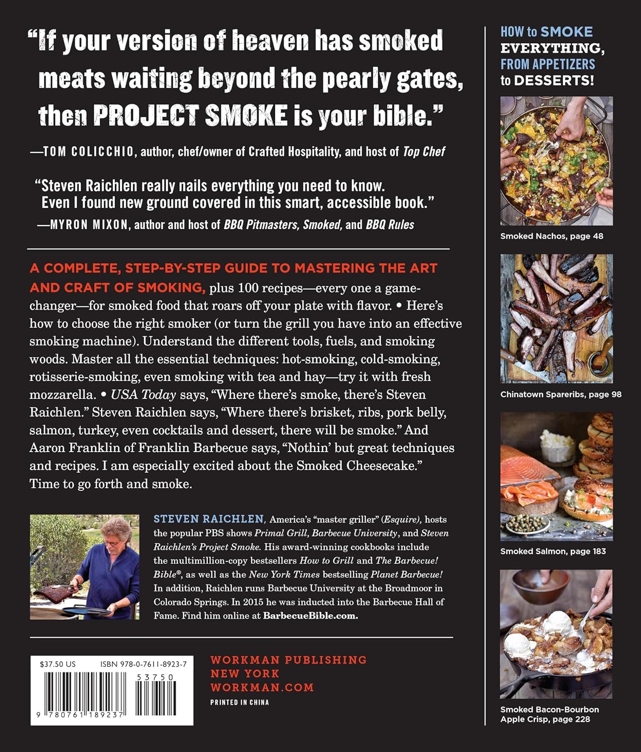 Project Smoke: Seven Steps to Smoked Food Nirvana, Plus 100 Irresistible Recipes from Classic (Slam-Dunk Brisket) to Adventurous (Smoked Bacon-Bourbon ... (Steven Raichlen Barbecue Bible Cookbooks) - Image 2