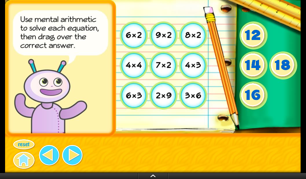 Math Fun 2nd Grade: Multiplication & Division HD: app su Amazon Appstore