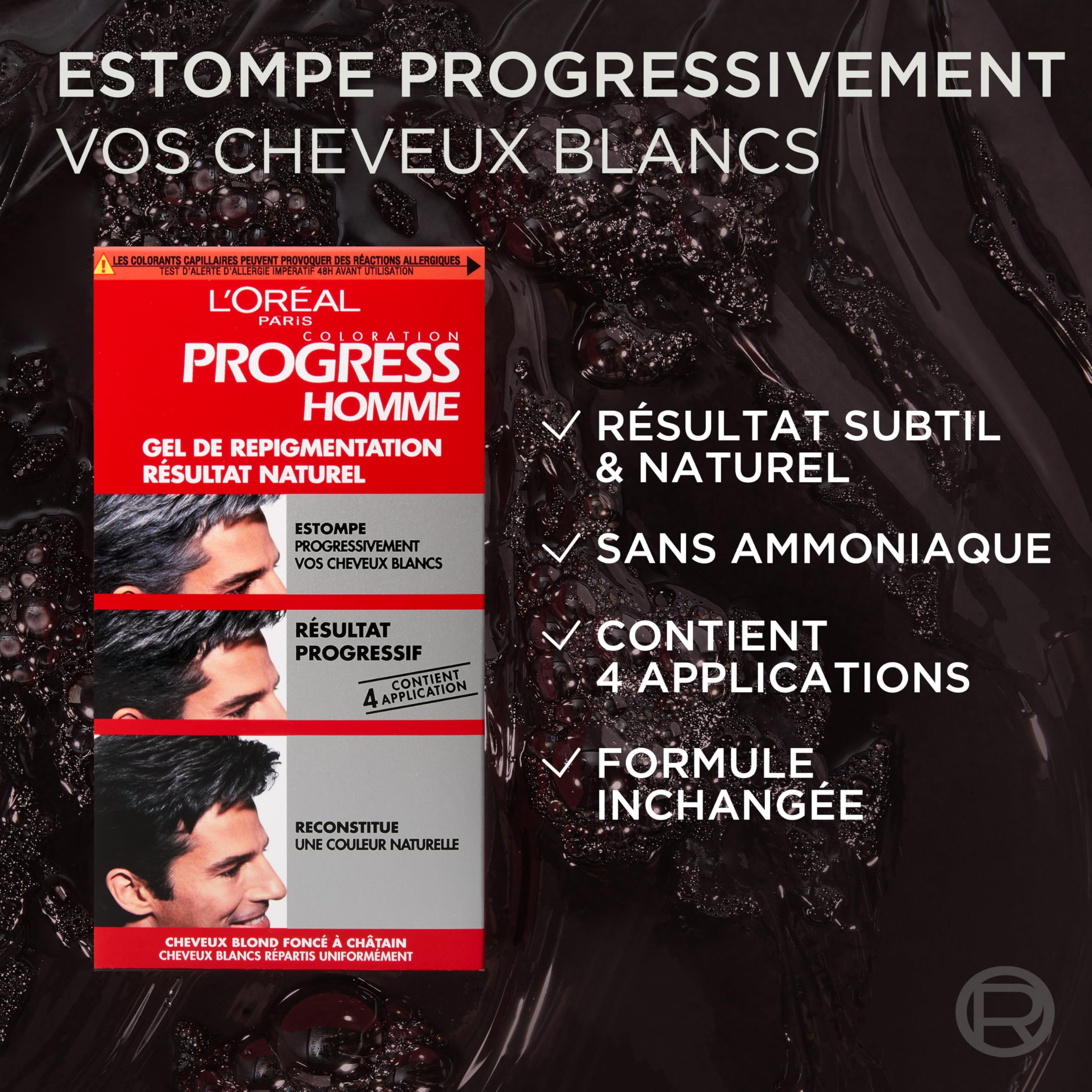 Gel De Repigmentation L'Oréal Progress Pour Homme - Neuf En Boîte - Gel Capillaire