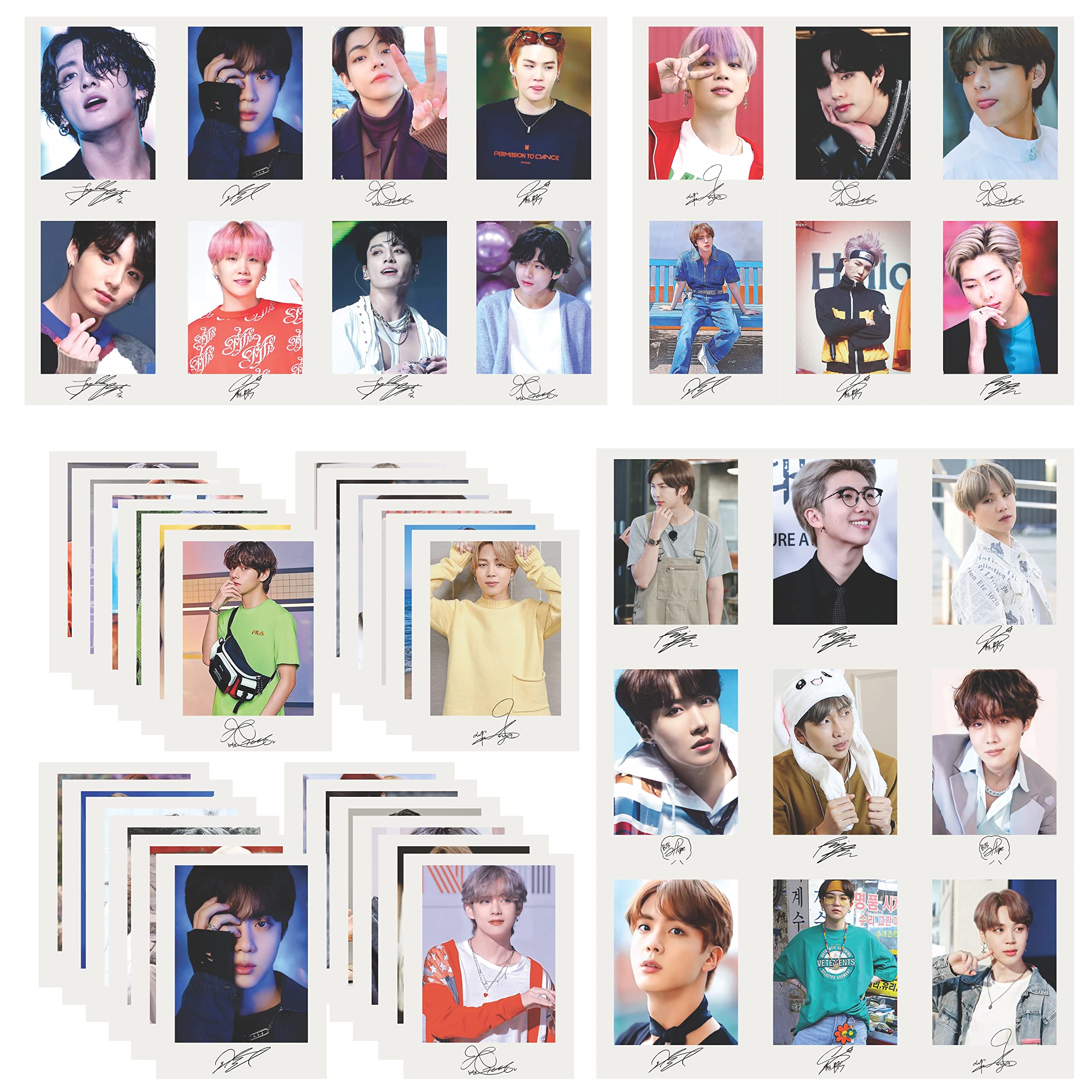 BTS 2023 All Members 350 GSM Autographed Photocards