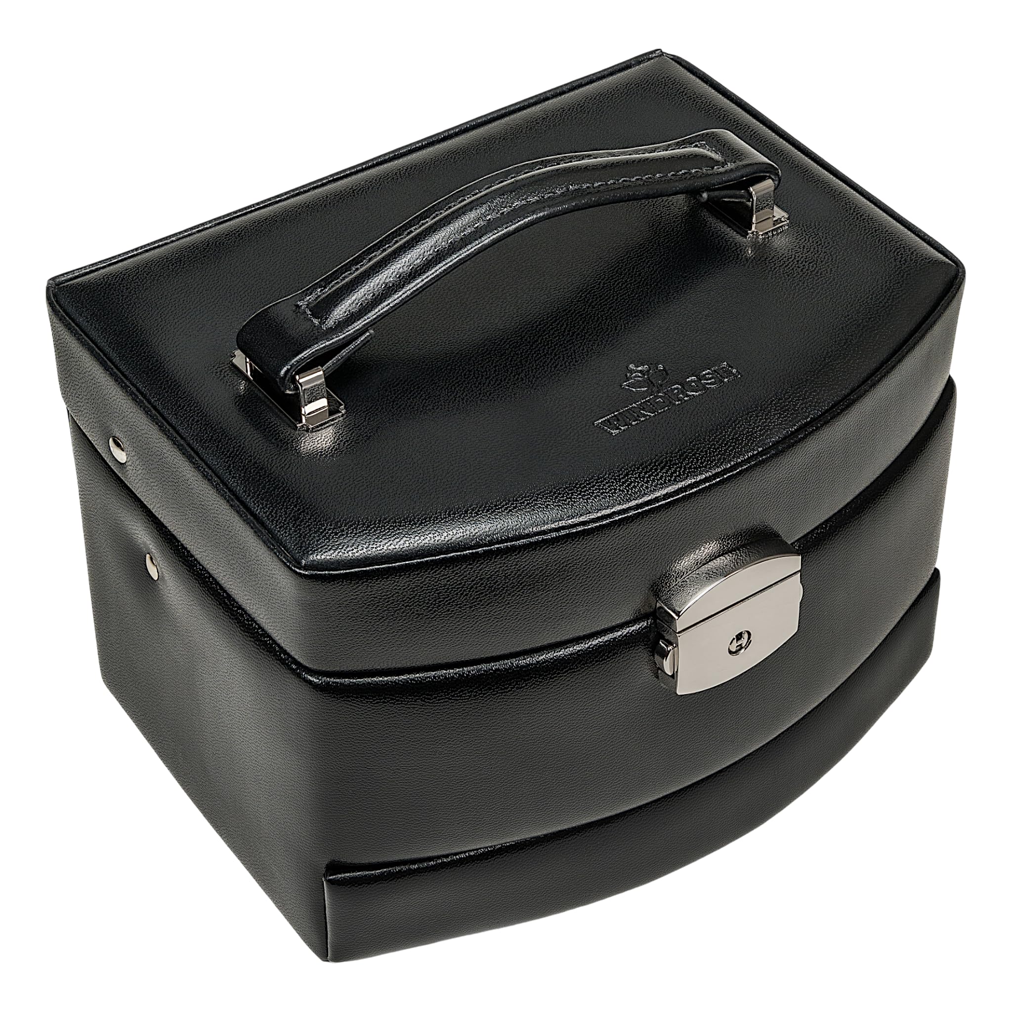 Windrose Merino Moda Jewellery Box Automatic Black