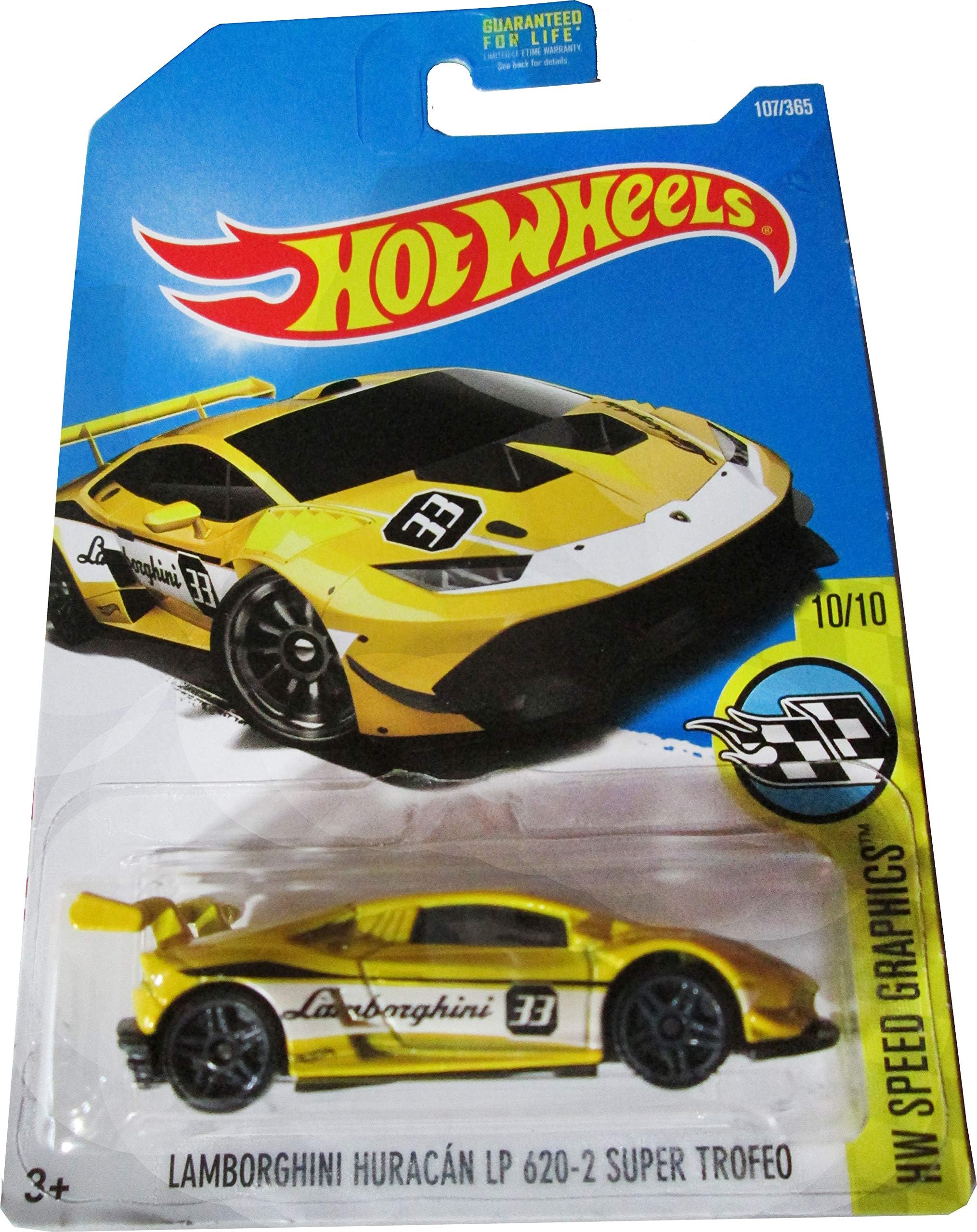 Hot Wheels Hw Speed Graphics - Yellow Lamborghini Huracan Lp 620-2 Super Trofeo 107/365