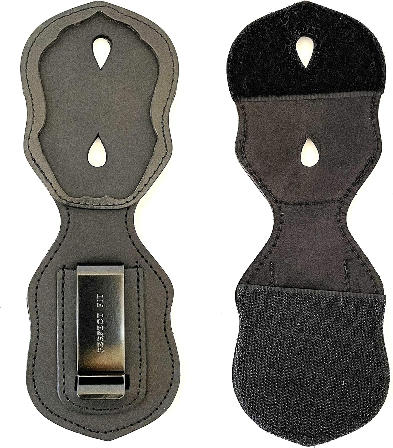 Perfect Fit Shield Wallets Indianapolis Metropolitan Police Department IMPD Clip On Badge Holder with Neck Chain