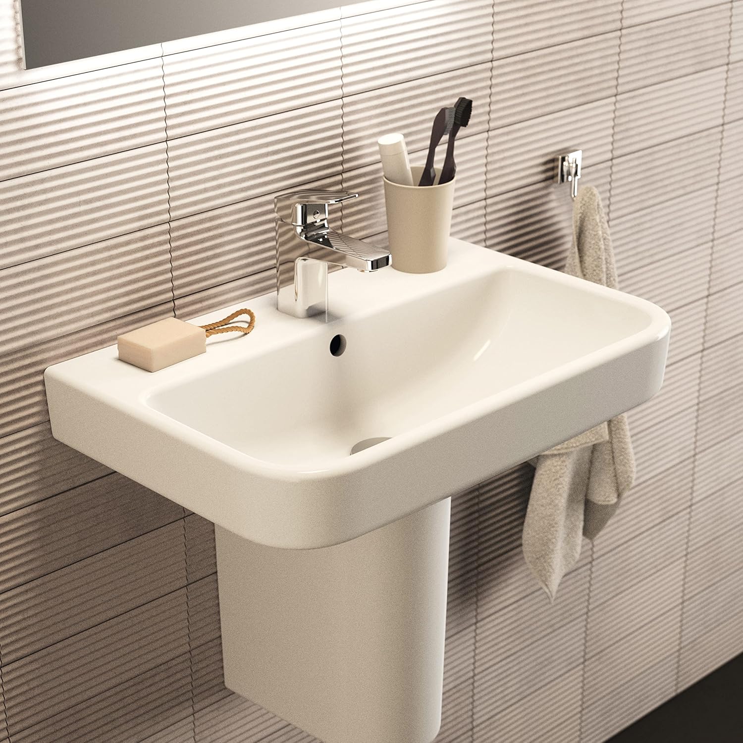 Ideal Standard i.Life S T458301 Washbasin, White, 60 cm