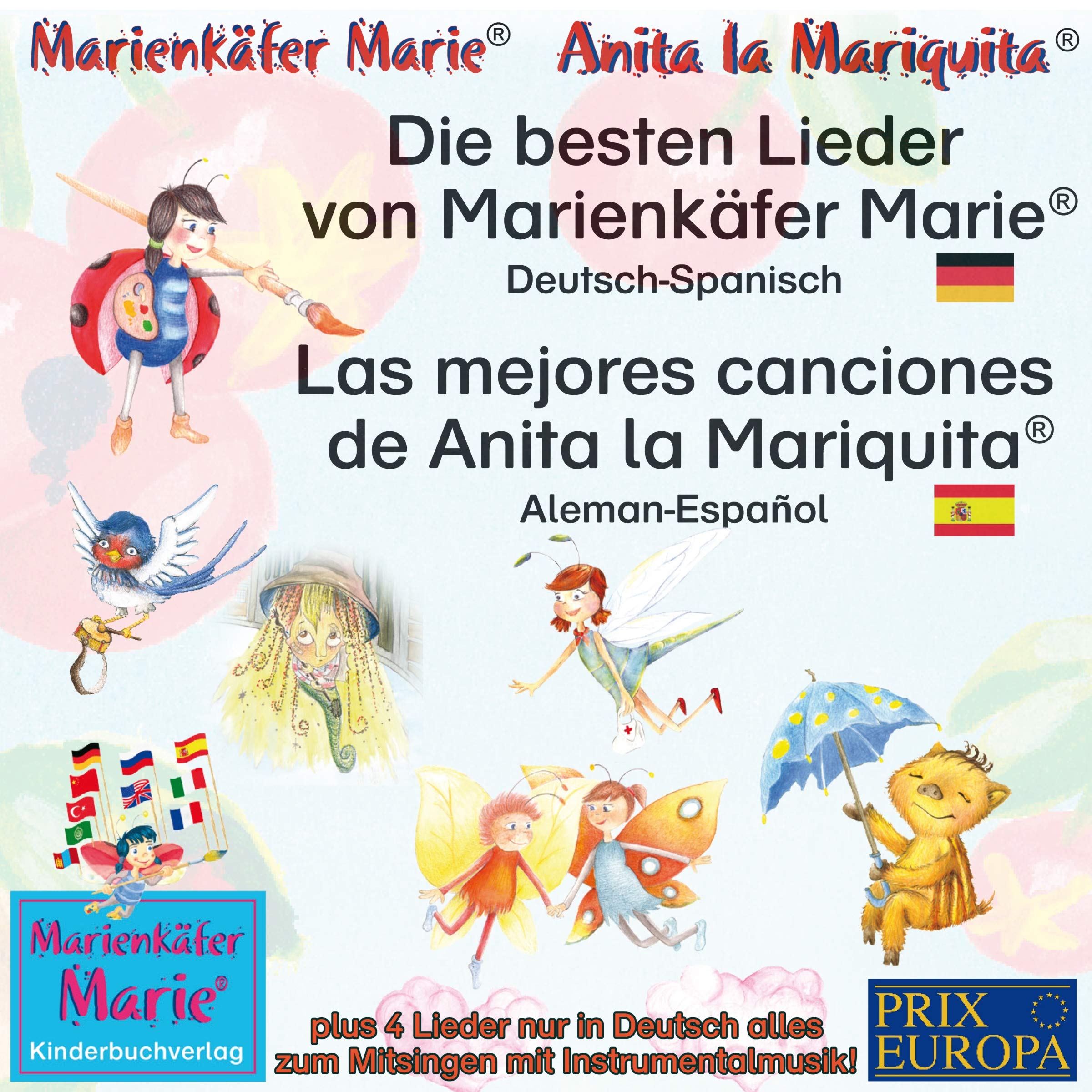 Die besten Lieder von Marienkäfer Marie. Deutsch-Spanisch / Las mejores canciones de Anita la Mariquita. Aleman-Español