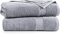 Vista 2 de LANE LINEN 100% Long Staple Cotton Bath Sheets Set of 2 (35"x66") - OEKO-TEX Certified, Soft, Fade Resistant & Highly Absorbent Extra Large Bath