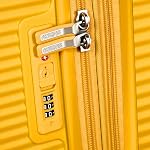 American Tourister Curio Spinner Carry-On Exp., Model Number - 143101-1371, Golden Yellow