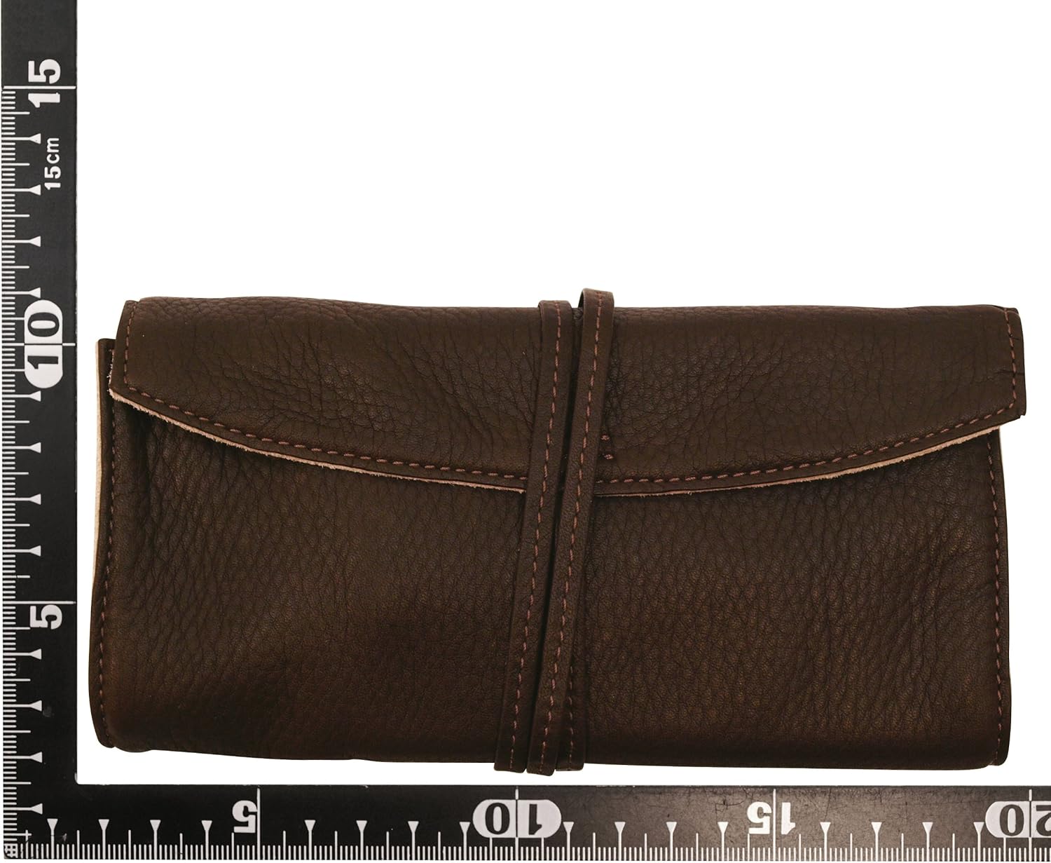 Pilot Pensemble Roll Pen Case 5 Pocket Cowhide Dark Brown